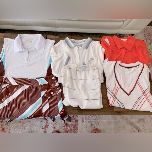 GOLF bundle of 6 Size L and XL Greg Norman & Izod Club - Picture 1 of 12
